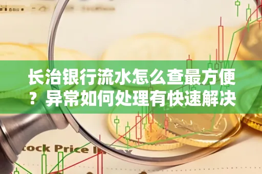 长治银行流水怎么查最方便？异常如何处理有快速解决方法